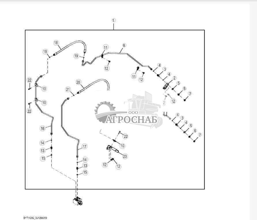Kit, Pin Disconnect Plumbing,High Lift 
